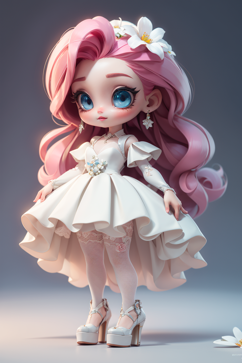 01910-246888327-masterpiece, best quality, 8k, cinematic light, ultra high res, 1girl, child, chibi, pink hair, blue eyes, long hair, wedding_dr.png